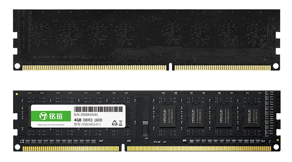 MAXSUN ram ddr3 4 Гб 1600 11-11-11-28 напряжение памяти 1.5В Тип интерфейса 240pin пожизненная гарантия Одиночная память оперативная память ddr 3 настольный компьютер