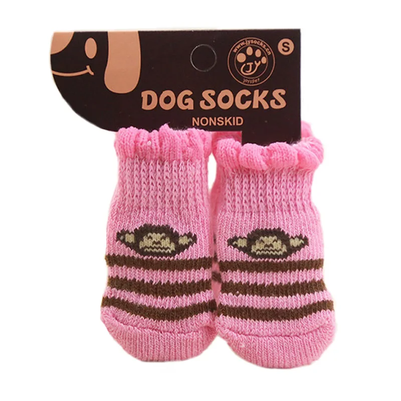 Buy 4pcs Pet Dog Puppy Shoes Soft Acrylic Pet Knits
