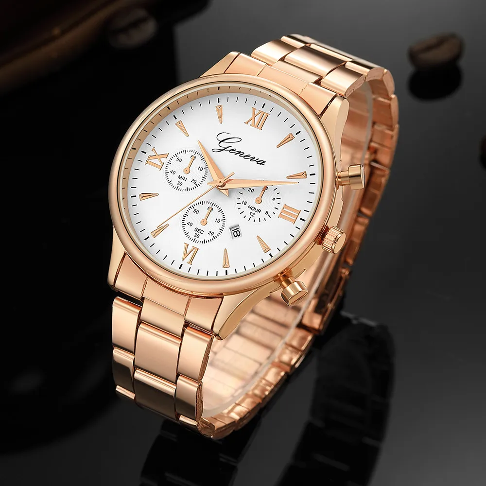 

Luxury men's watches Stainless Steel sliver Watches Relogio Masculino Men Business wacth Clock Analog Alloy relogio masculino