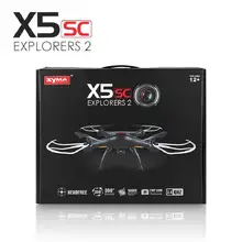 Syma X5SC HD Video Camera 2MP Aerial drones RC Drone 2.4G 4CH 6 Axis Quadcopter Remote Control Helicopter UFO Toys For Children