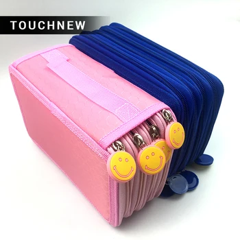 

Hot Korean Brush Pen Curtain For Girls Pencil Case Kawaii Expression Large Capacity School Stationery Penalty Best