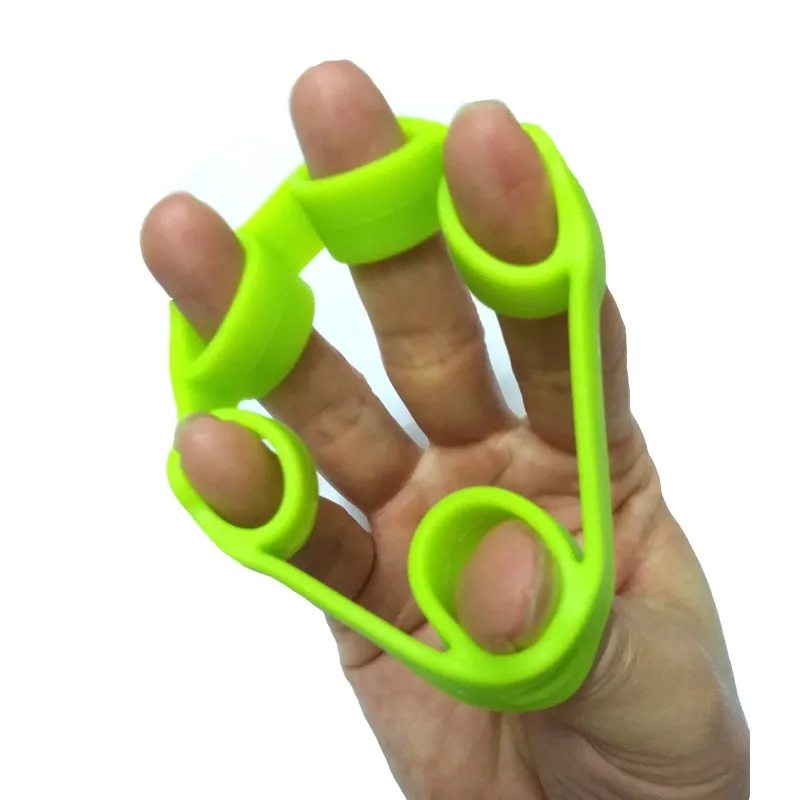 Silicone Finger Gripper Strength Trainer Resistance Band Hand Grip