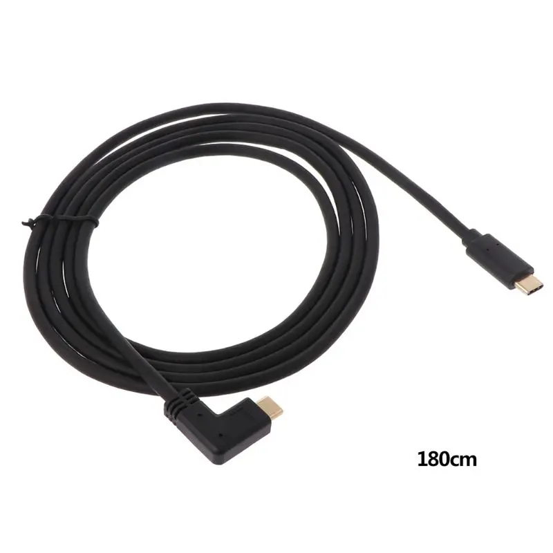 

High Speed Gold Plated 90 Degree Elbow Type C Male to USB Male Plug Data Sync Cable Charging Connector for Tablet Smart Phone