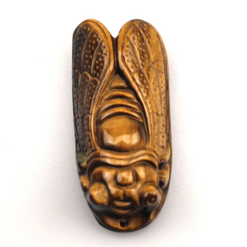 

Женская подвеска в виде натурального Тигрового Глаза