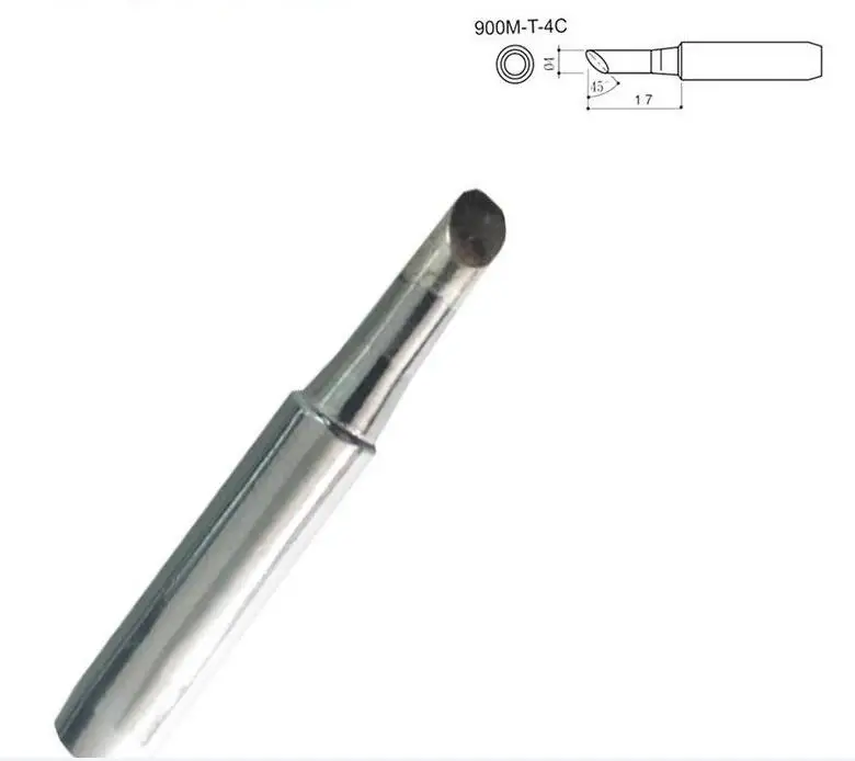 

900M-T-4C Soldering iron tip 900M T 4C soldering tips for Hakko Saike aoyue yihua 936 852d+ 909D solder tip 10pc