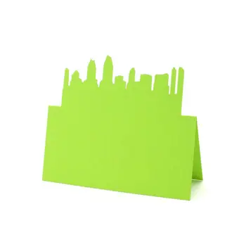 

San Diego California City Skyline Wedding Placecards tent place cards bridal baby shower Seating number name Escort Cardpc001