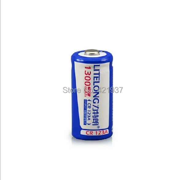 

Strong Cr123a lithium rechargeable battery 3v 16340 battery flashlight light camera battery