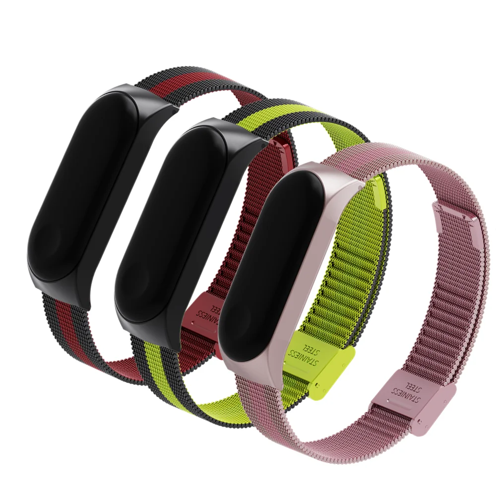 

Mi Band 3 Strap Bracelet Wrist Metal Screwless Stainless Steel Miband 3 Wristbands Miband3 Pulseira For Xiaomi Mi Band 3 Strap