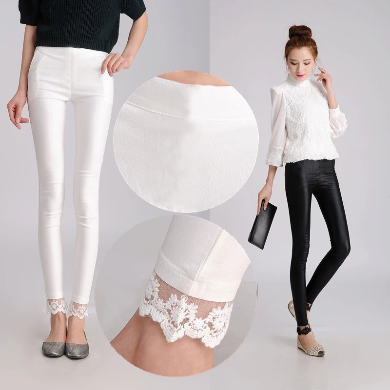 Popular Velvet Lace Leggings-Buy Cheap Velvet Lace