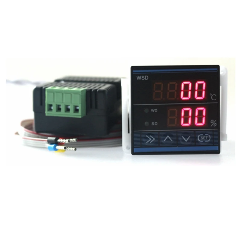 

Digital Temperature and Humidity Controller Moduel AC 110V 220V with Sensor Thermostat TDK0348LA For Incubator LED Intelligent