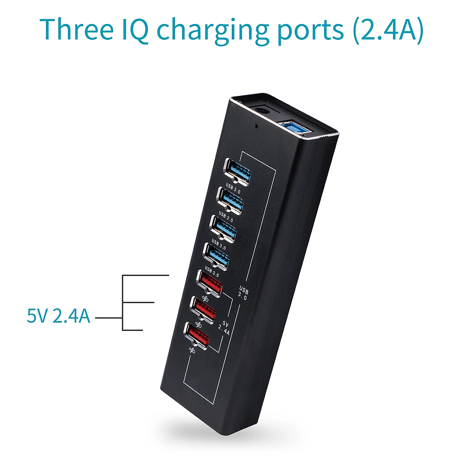 7 Порты и разъёмы док станция USB 3 0/Тип C концентратор Мощность адаптер 12В 3A смарт
