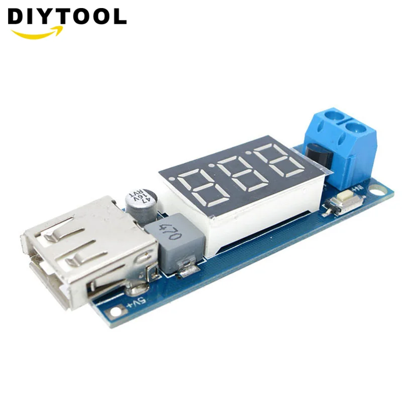 DC-DC 4 5-40 В до 5 пост 2A USB Зарядное устройство светодиодный понижающий