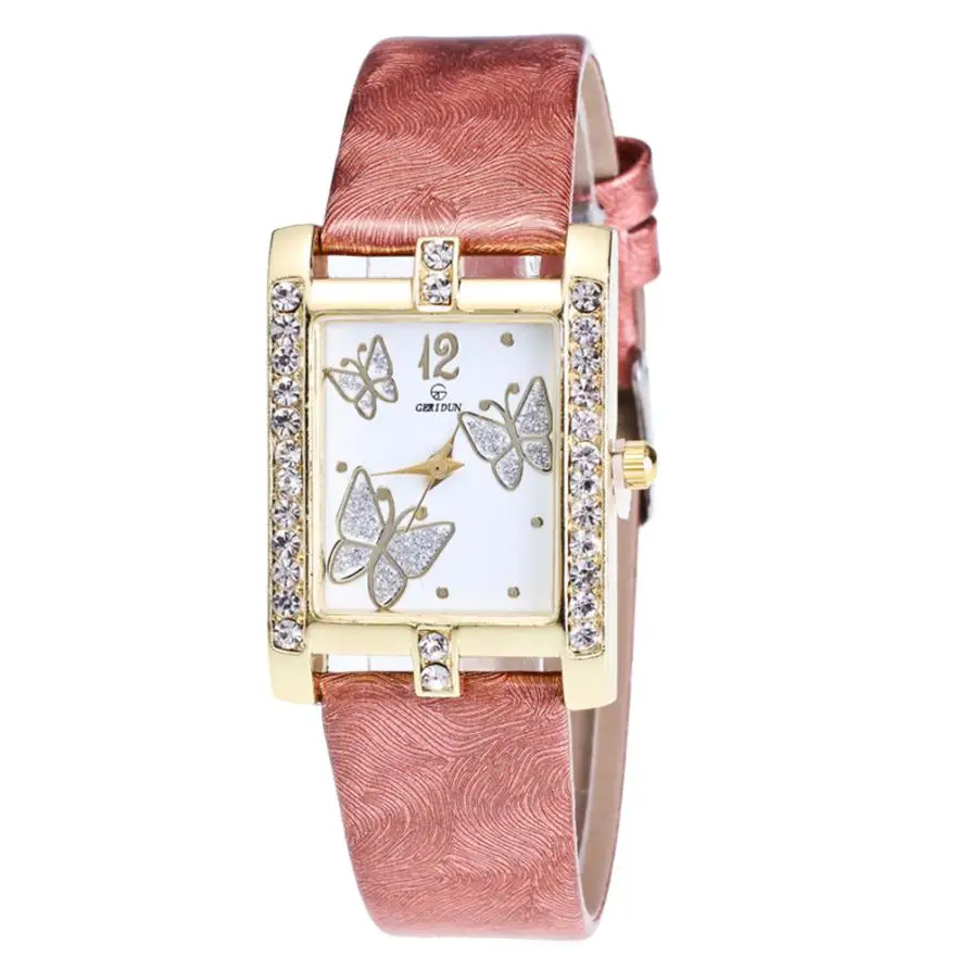 Relogio feminino роскошные женские квадратные часы стразы женские наручные часы женские кварцевые часы montre femme# C