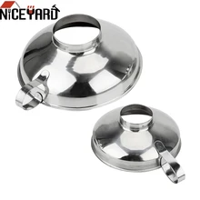 S/L Размер широкий, из нержавеющей стали рот фильтр-Воронка инструменты для приготовления пищи Передача жидкости консервирующий бункер кухонный гаджет