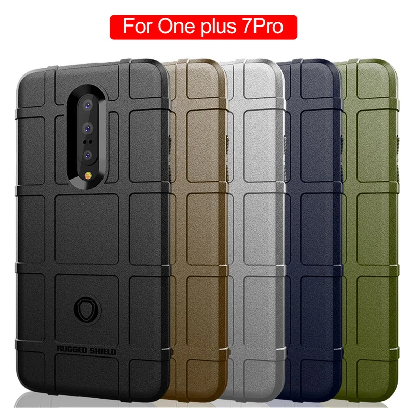 High Quality Soft Silicon Case TPU Cover Carbon Fiber Phone Dirt-resistant Shockproof for OnePlus 7 Pro |