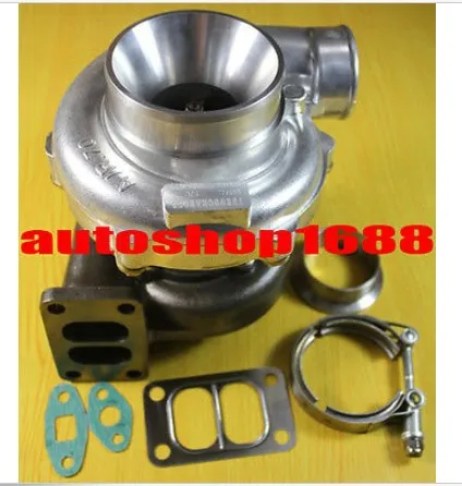 

T70-1 GT35 GT3582 T3 twin scroll a/r.70 a/r .84 just oil cooled 400-500hp 360 degree thrust Journal bearing turbo