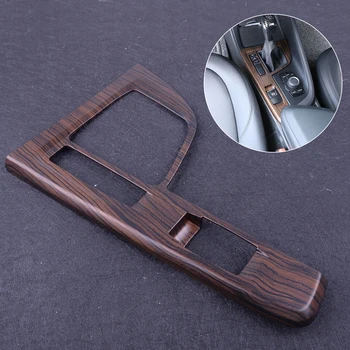 

Car Interior Shift Box Gear Position Panel Cover Trim Wooden Pattern Sticker ABS Fit For BMW X1 F48 2016 2017