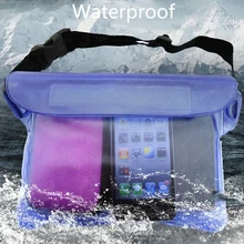 Водонепроницаемый сухой пакет открытый плавательный дрейфующий Водонепроницаемый Чехол сухой мешок ПВХ талии чехол для телефона хранения Защитная сумка для iPhone 7