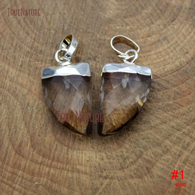 20171229-PM9582- Faceted Horn Tusk Pendant Smoky Crystal Pendant_1