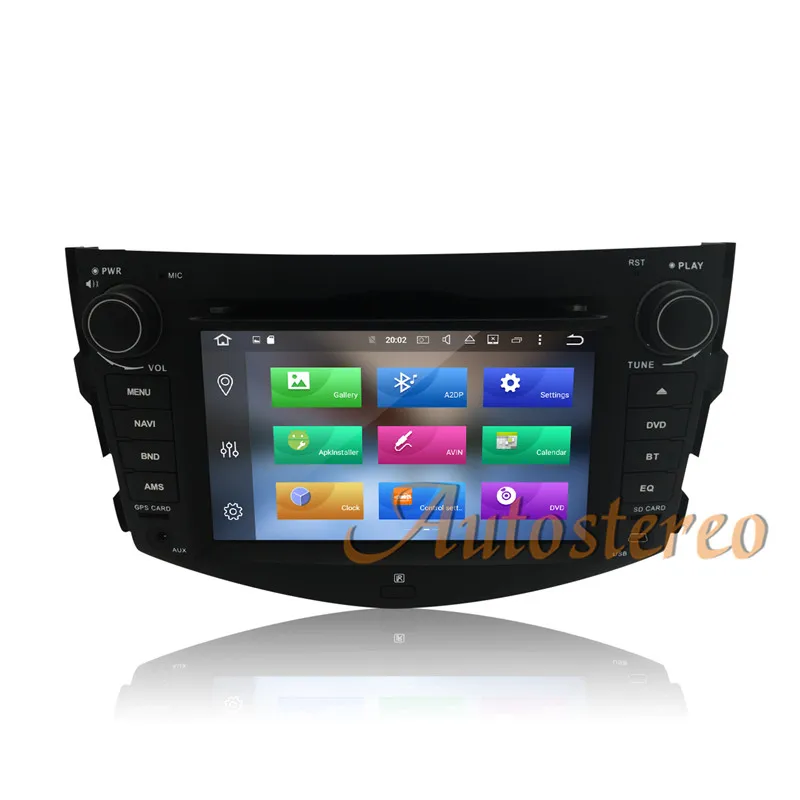 Sale Eight core CPU Android 9.0 Car DVD Player For Toyota RAV4 2006-2012 GPS Navigation Auto Rradio Stereo Unit Satnav Multimedia pad 4