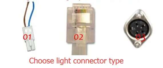 Light connector type