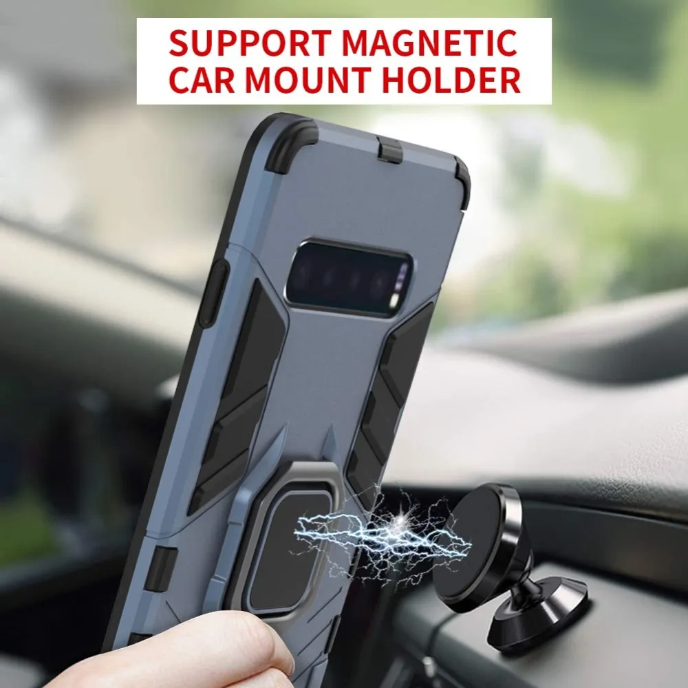 Case For Samsung Galaxy S10 S9 S8 Plus S10e Note 9 Cover Ring Kickstand Case For Samsung A70 A60 A50 A40 A30 A20 A10 A90 A80  (8)