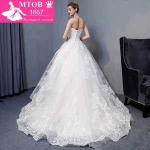 Image 5 - New Design A Linha Lace Vestidos de Casamento 2018 Querida backless Elegante Sexy Vintage Vestidos de Casamento Loja Online China MTOB1817