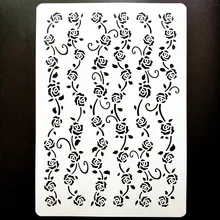 DIY Craft A4 Size Flexible Reusable Layering Stencil Template For Wall Painting Decor Scrapbooking Stamping Embossing Paper Card DIY Craft A4 Size Flexible Reusable Layering Stencil Template For Wall Painting Decor Scrapbooking Stamping Embossing Paper Card