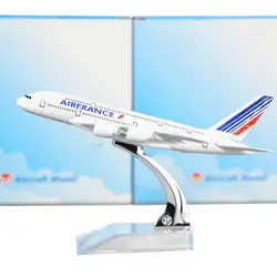 Air France A380 14.5 см твердого сплава металла модель самолета модели для детей подарок на день рождения самолет модели Бесплатная доставка