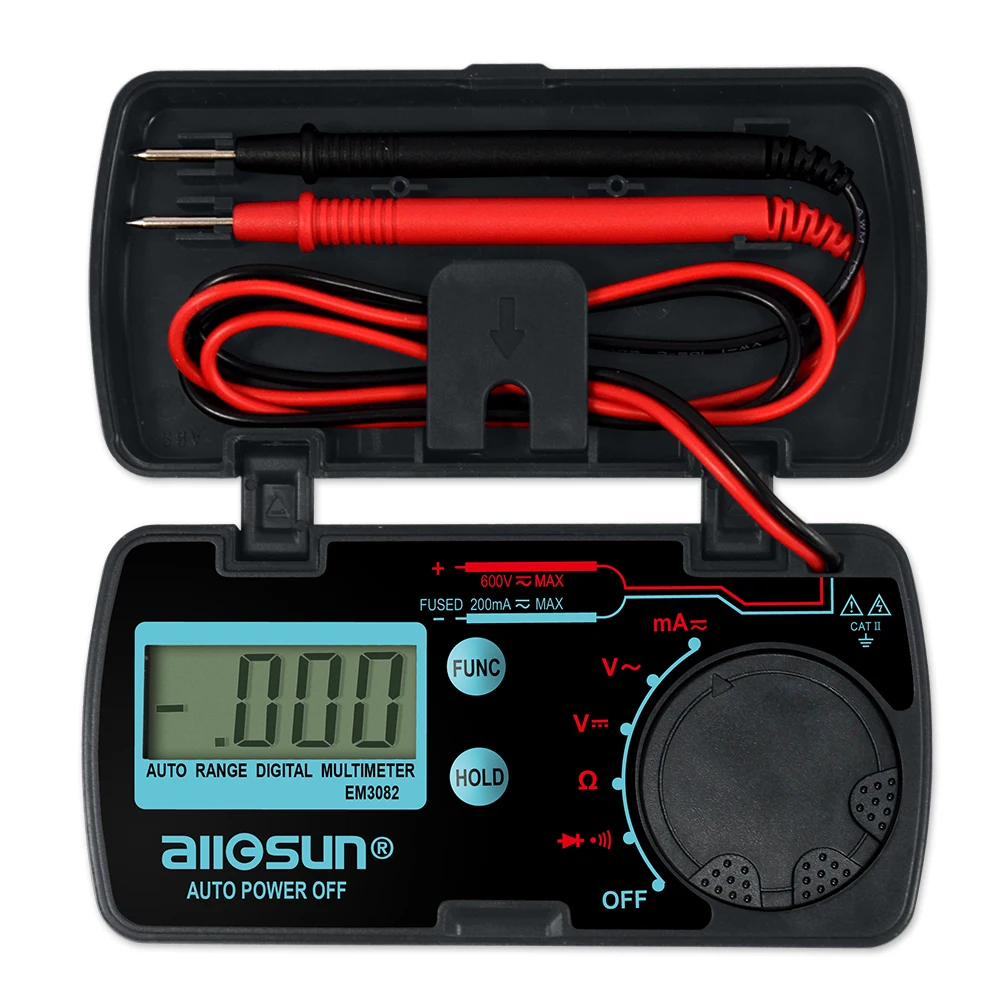 

all-sun EM3082 Autorange Digital Multimeter 3 1/2 1999 Low Battery Indication Overload Protection MULTIMETER Automotive Tester