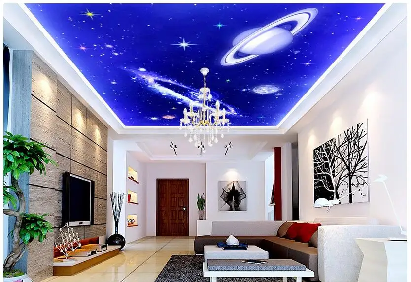 

3d wallpaper custom photo non-woven mural wall sticker picture Dream star ceiling mural 3d wall room murals wallpaper