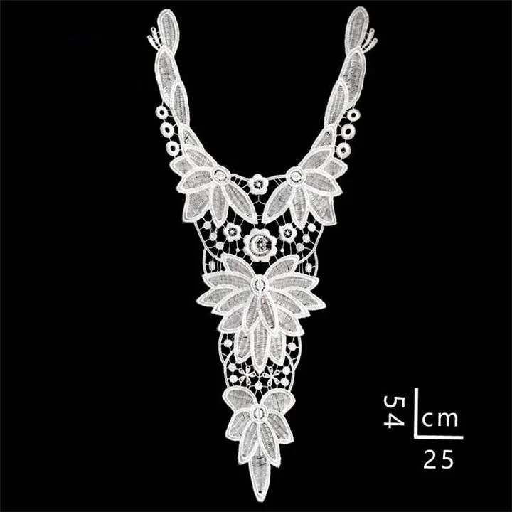 10 Lace Ribbon DIY Fabric Lace Trim Apparel Sewing Women Dress Decor Beautiful China Style Flower Applique Lace Embroidery Neckline