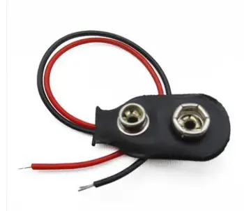 

50 pcs 9V 9 VOLT SNAP ON BATTERY CLIP CONNECTOR