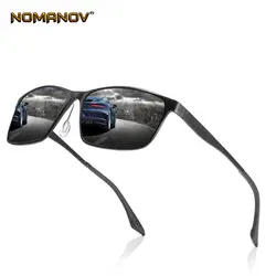 Al-mg прямоугольные черные коричневые солнцезащитные очки поляризованные солнцезащитные очки на заказ близорукость минус рецепт