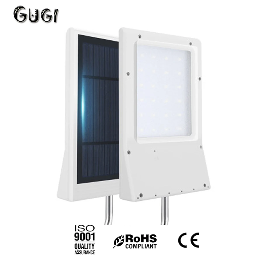 

GUGI Solar LED Light Outdoor Lighting With Sensor Light-Control Waterproof IP65 Solar LED Street light Garden Road Yard Bringht