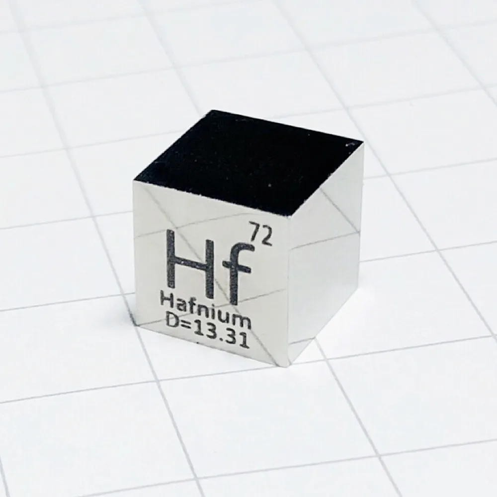 

Hafnium Polished Cube Hf Luxury Mirror Shining Metal Element Collection Science Experiment 10x10x10mm Density Development