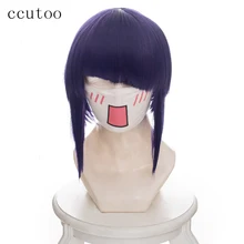 Ccutoo My hero Academy Kyoka Jiro косплей парик 35 см короткие фиолетовые синие смешанные синтетические волосы Boku no hero Academy для женщин