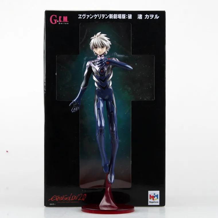 ФОТО SAINTGI EVA Neon Genesis Evangelion Nagisa Kaworu PVC Anime Action Figure Collection Model Toy 18CM Free Shipping