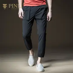 2019 бамбуковое волокно Pepe бамбуковое волокно Midweight тактические брюки Pinli новые летние мужские узкие тонкие лодыжки окаймленные мужские