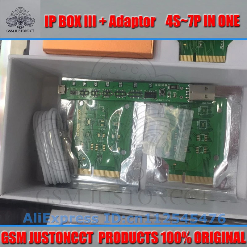 Оригинальный высокоскоростной программатор gsmjustoncct Ip box 3 для Iphone и Ipad + Авиапочта