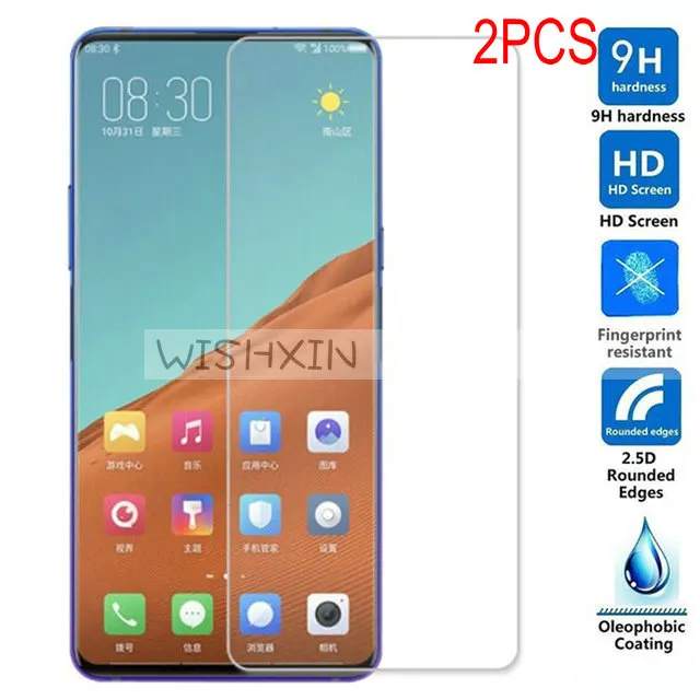 

2PCS Tempered Glass For Galaxy A8S SM-G8870 Screen Protector 9H 2.5D Protective Film On For Samsung Galaxy A8S SM-G8870