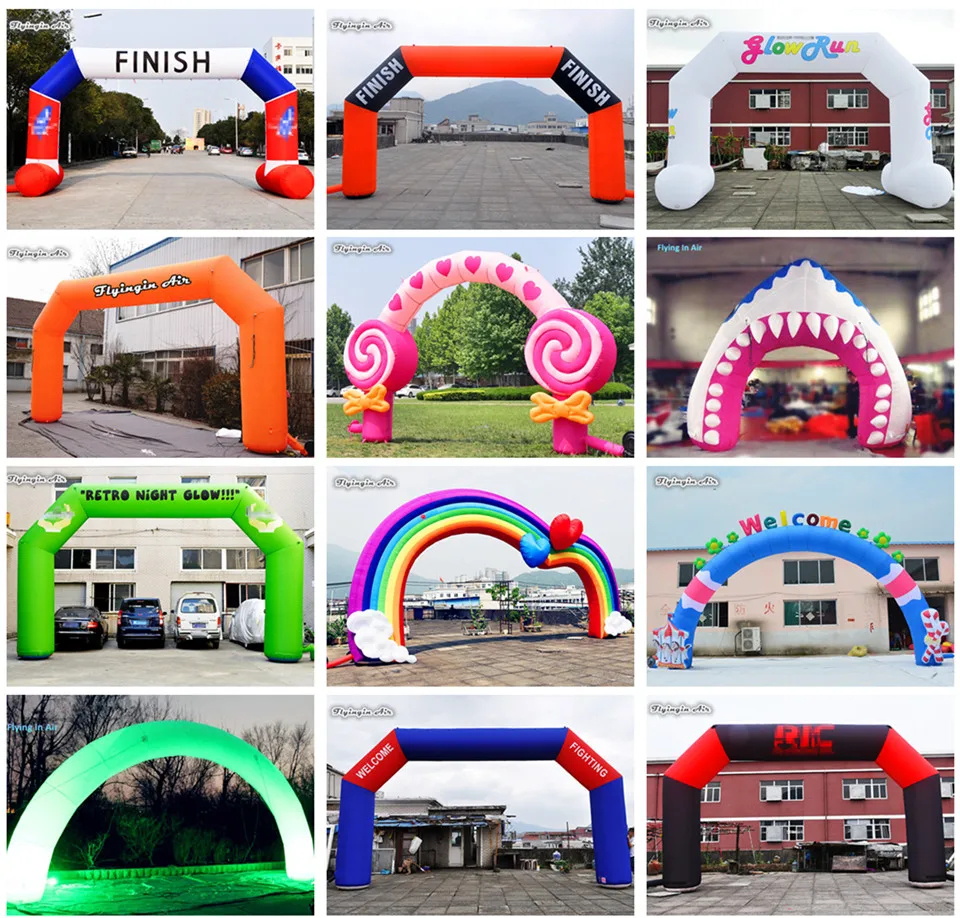 inflatable finish arch