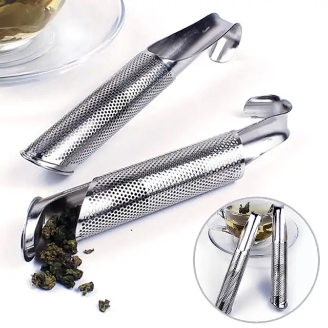 Tea Strainer Amazing Stainless Steel Tea Infuser Pipe Design Touch Feel Good Holder Tool Tea Spoon Infuser Filter 2