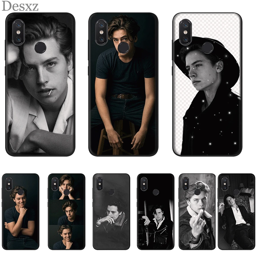 Desxz Silicone Cell Phone Case For Xiaomi Mi MAX 3 6 8 9 F1 A1 A2 5X 6X Lite Cover Cole Sprouse Bag | Мобильные телефоны и