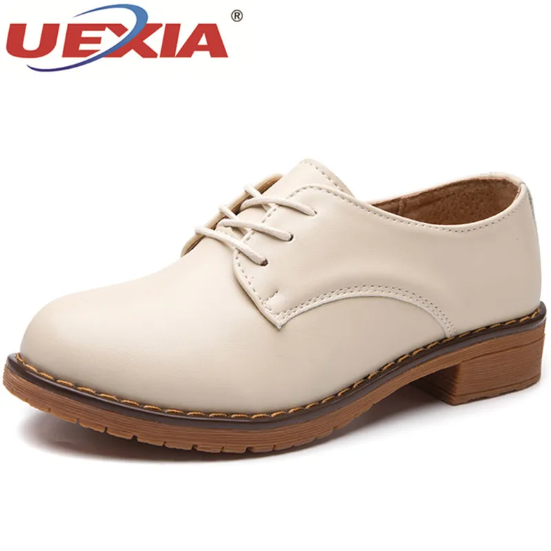 

UEXIA 2018 Spring women leather suede flats women platform sneakers creepers cutouts slip on flats moccasins shoes woman