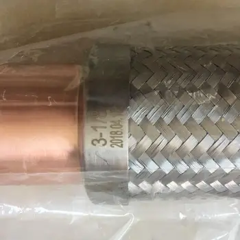 

3-1/8" vibration absorber dampen the transmission of compressor induced vibration though system piping in freezer and heat pump