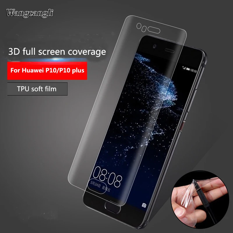 

For Huawei P10 Screen Protector 3D full-screen coverage TPU flexible nano-screen protection film for Huawei P10 plus soft film