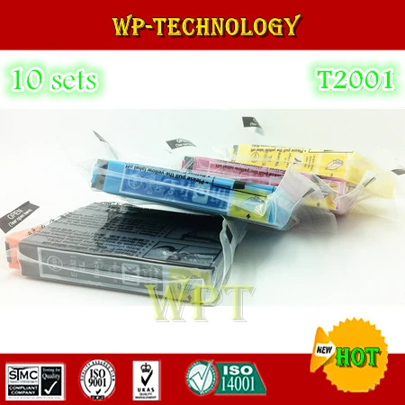 

[10 наборов] совместимый картридж с чернилами подходит для T2001 до T2004, подходит для Epson XP-100/200/300/310/400/410/ WF-2510/2520/2530/2540