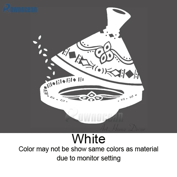 Retro vintage Teaware Home Decor Art Tea Utensils Kitchen Wall Stickers Vinyl Removable Home Decoration DIY cuisine muraux D588