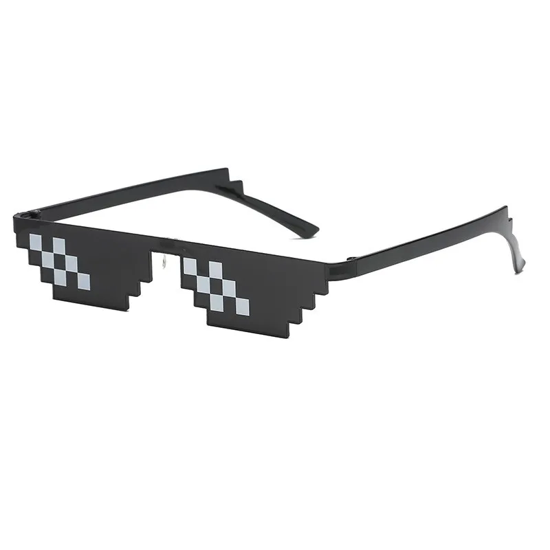 Loвечерние Party Thug Life мозаика солнцезащитные очки двумерный артефакт кодирование пиксель Дети День рождения Юбилей Enfant